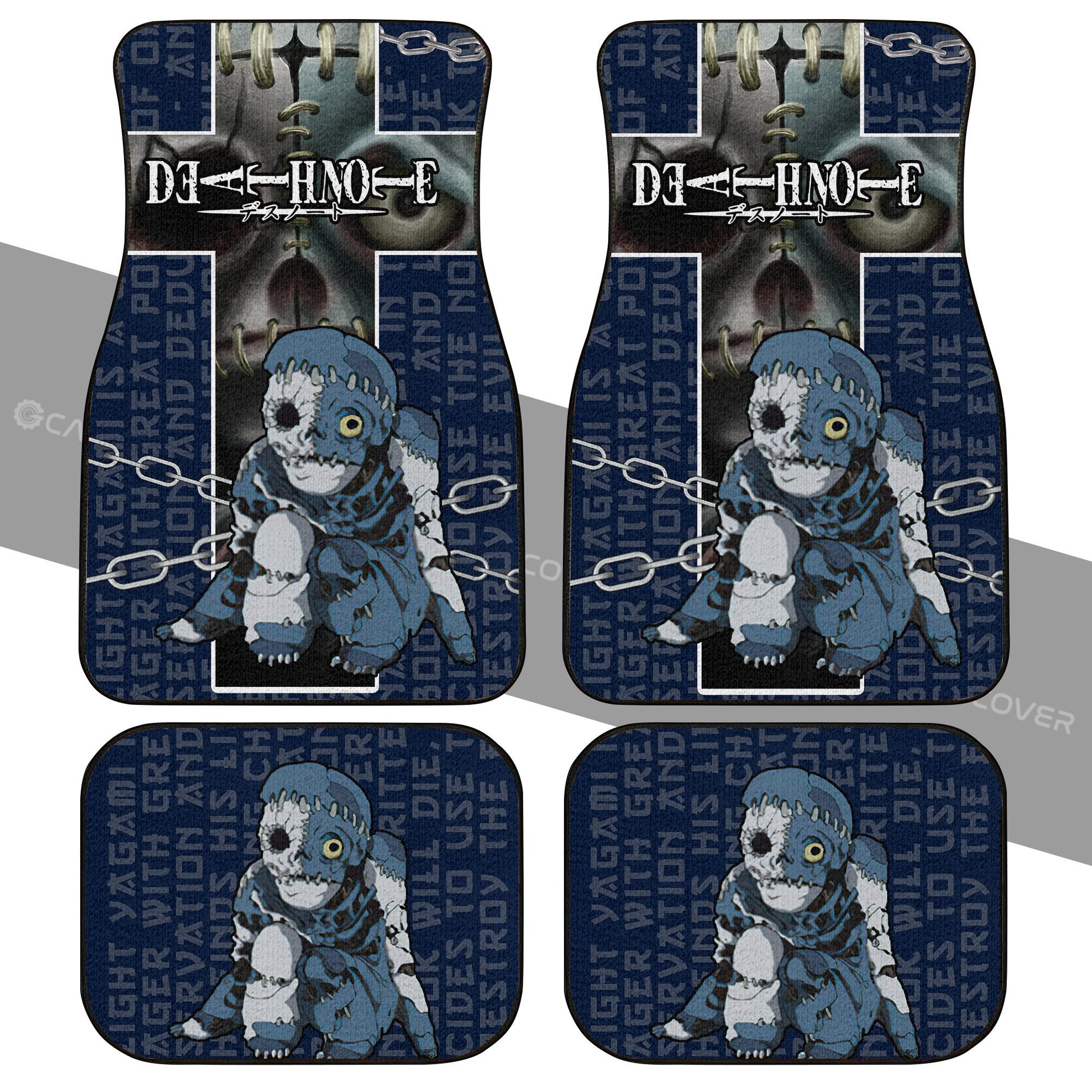 Death Note Gelous Car Floor Mats Custom Anime Car Accessories - Gearcarcover - 2