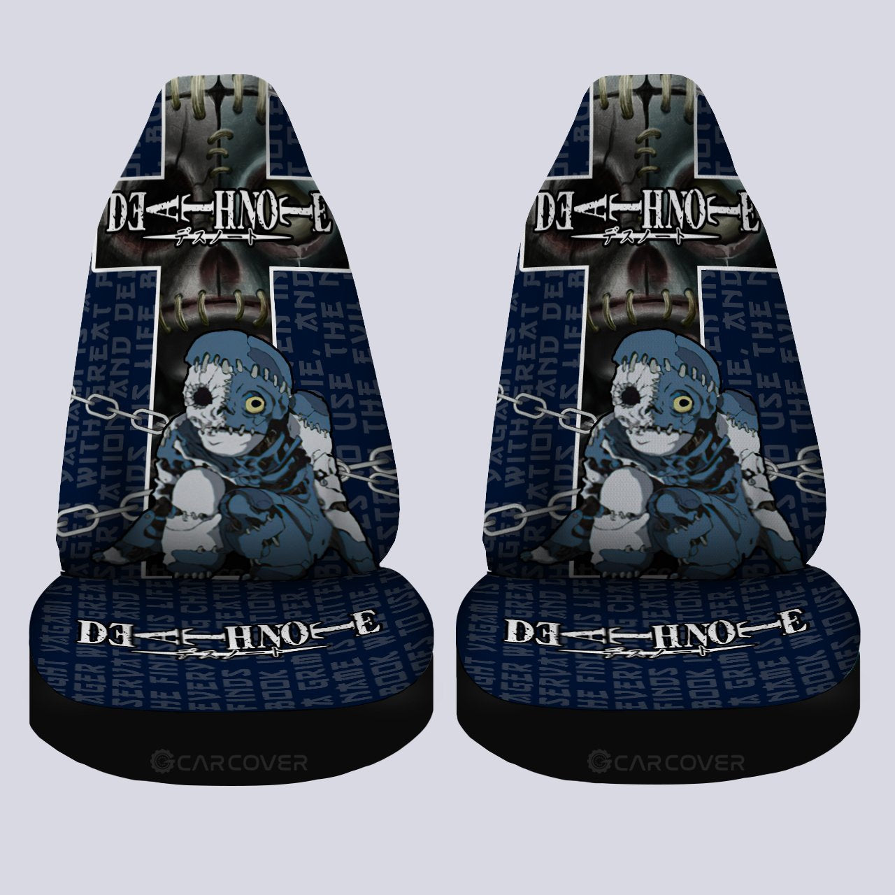 Death Note Gelous Car Seat Covers Custom Anime Car Accessories - Gearcarcover - 4