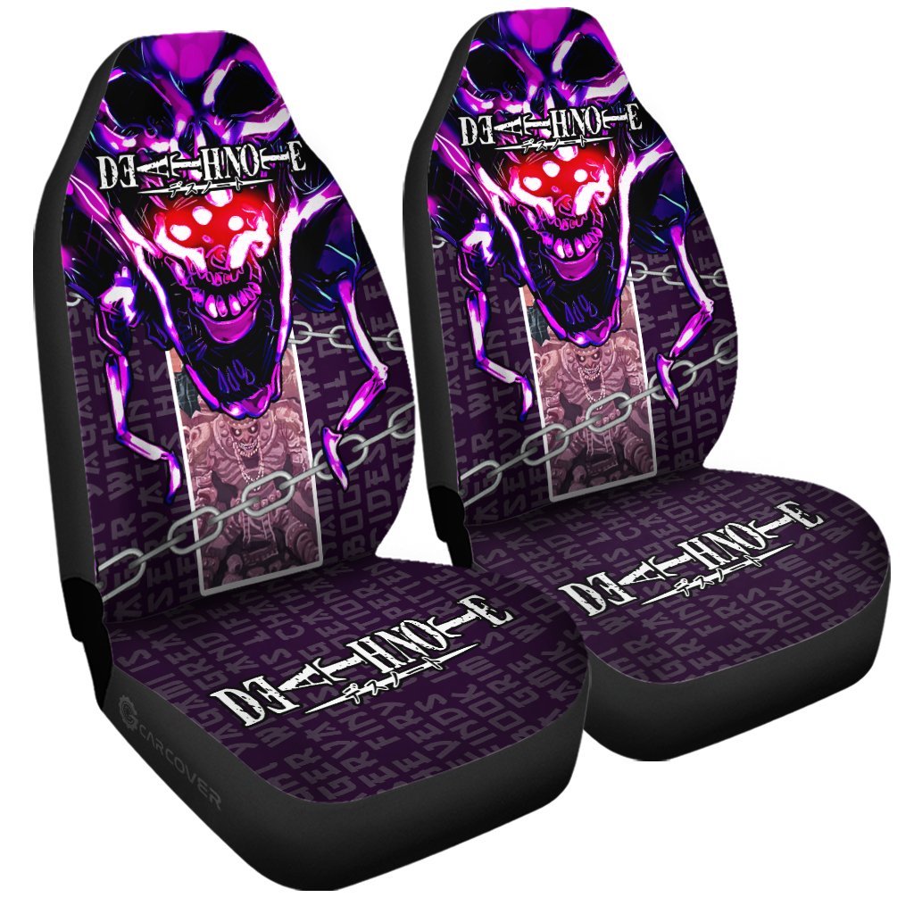 Death Note King Shinigami Car Seat Covers Custom Anime Car Accessories - Gearcarcover - 3
