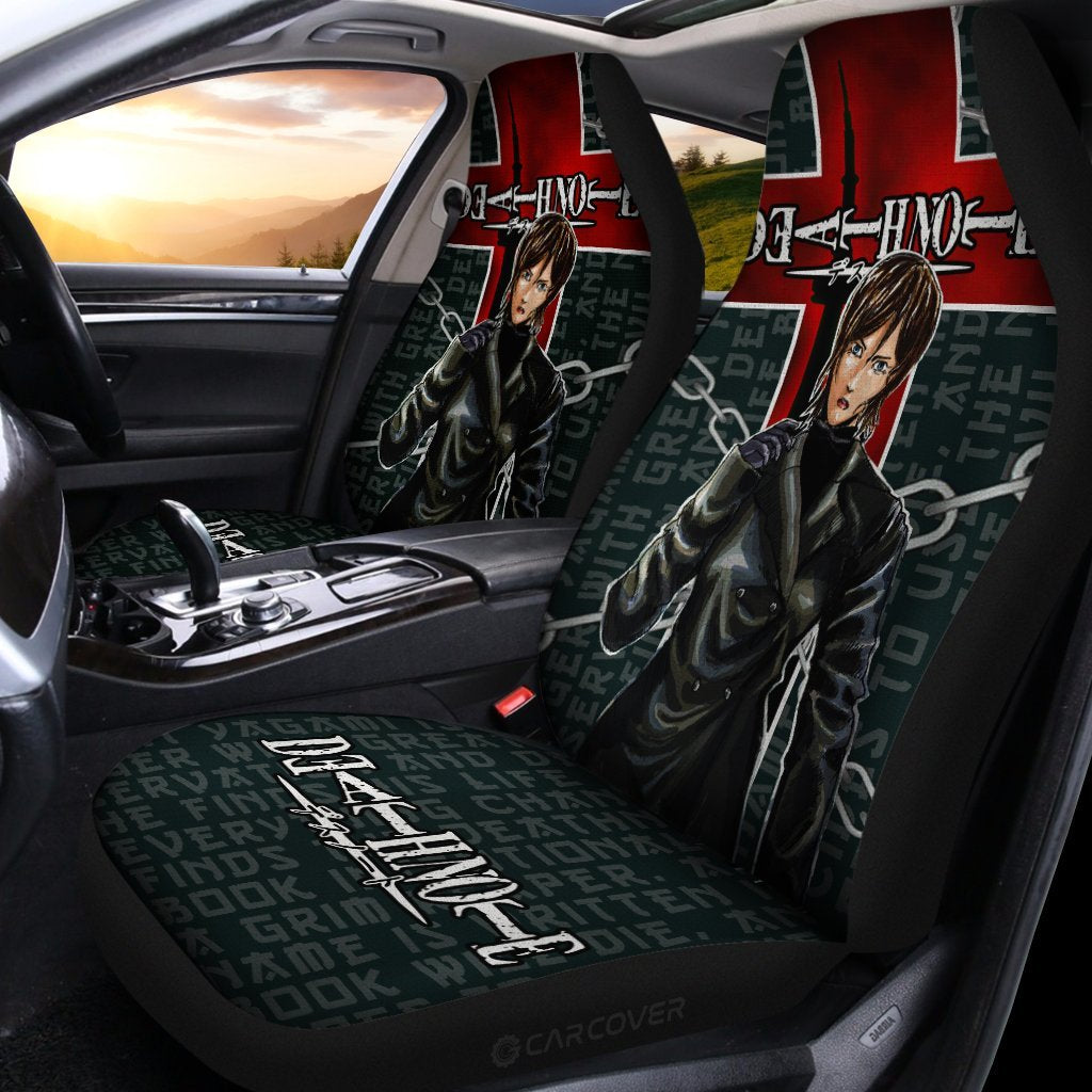 Death Note Kiyomi Takada Car Seat Covers Custom Anime Car Accessories - Gearcarcover - 2
