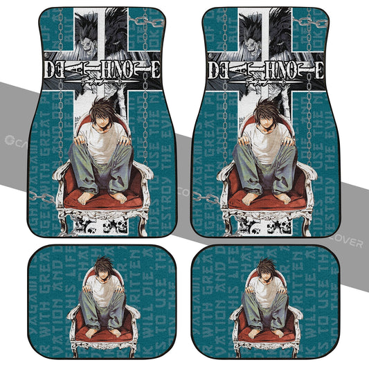 Death Note Lawliet (L) Car Floor Mats Custom Anime Car Accessories - Gearcarcover - 2