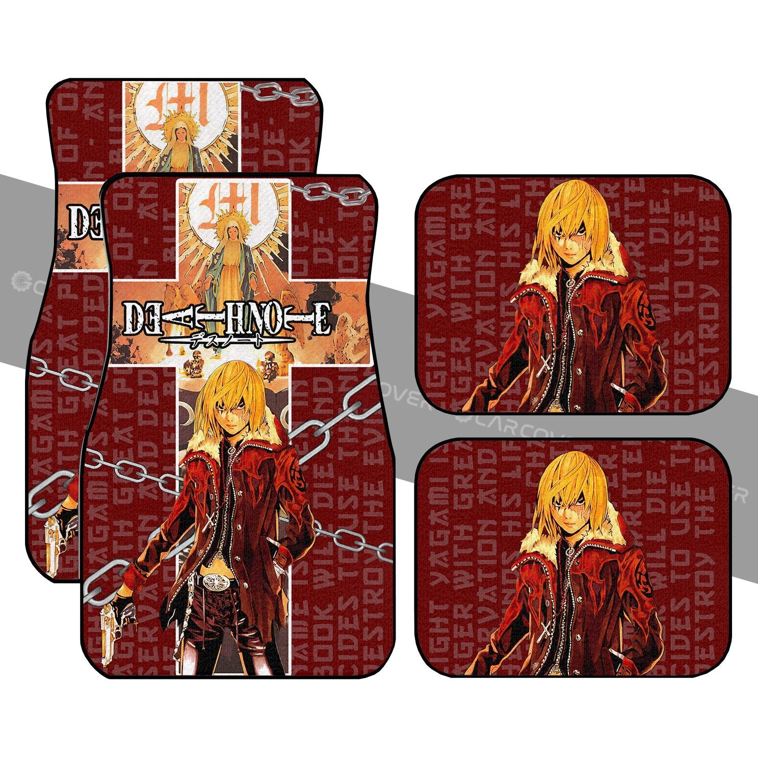 Death Note Mello Car Floor Mats Custom Anime Car Accessories - Gearcarcover - 1