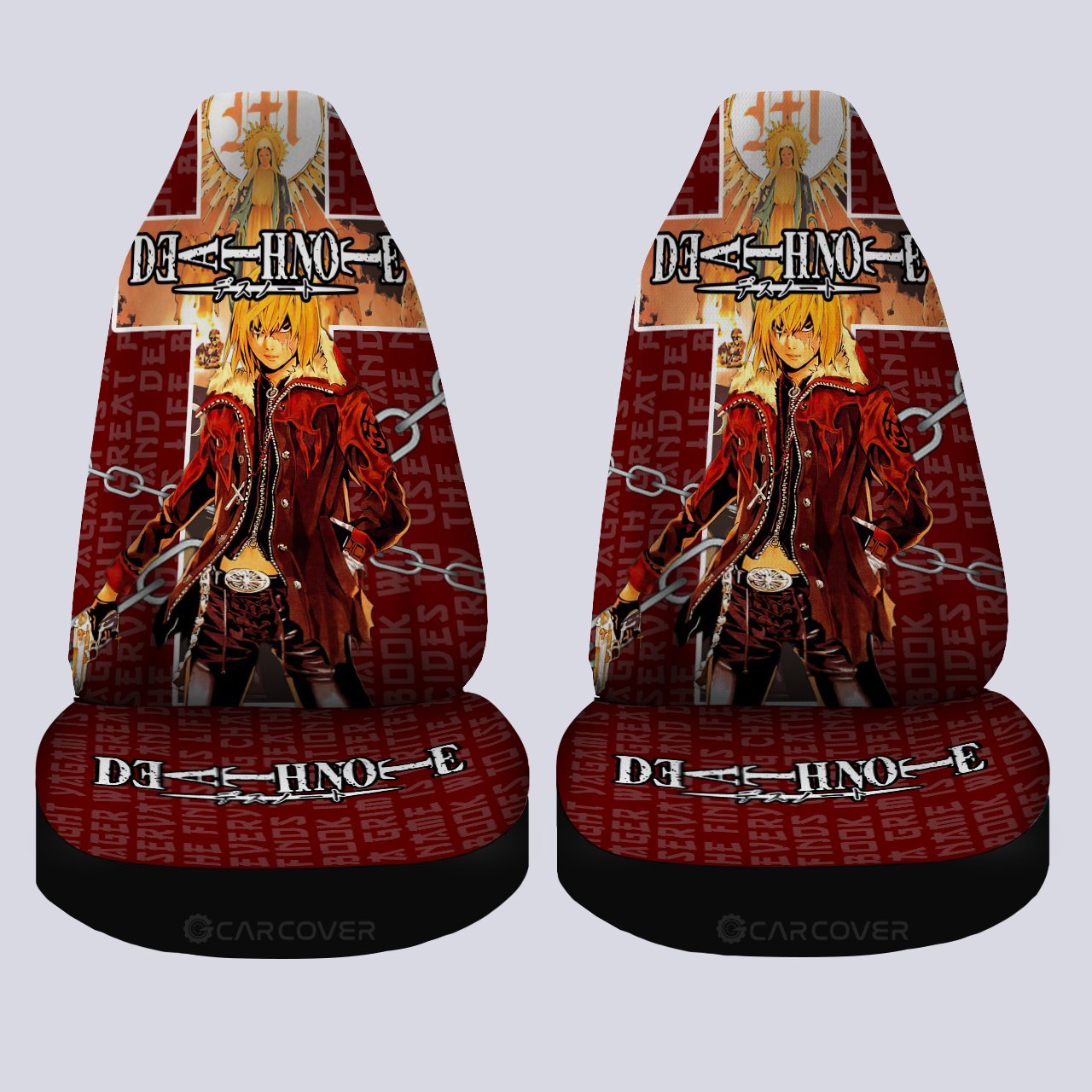 Death Note Mello Car Seat Covers Custom Anime Car Accessories - Gearcarcover - 4