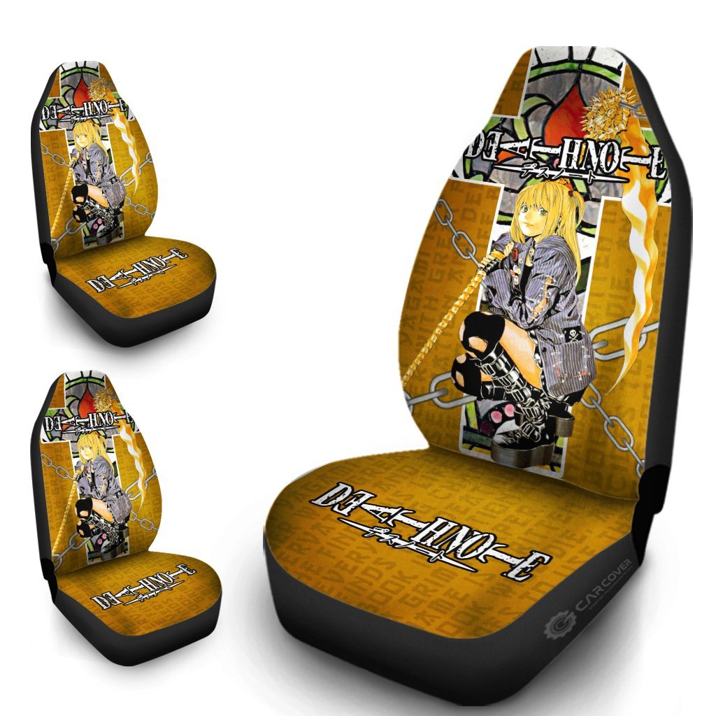 Death Note Misa Amane Car Seat Covers Custom Anime Car Accessories - Gearcarcover - 4