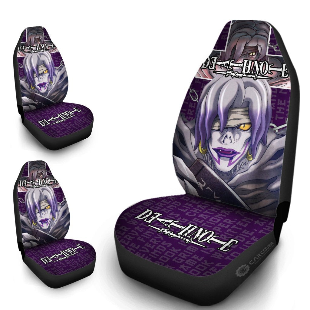 Death Note Rem Car Seat Covers Custom Anime Car Accessories - Gearcarcover - 4
