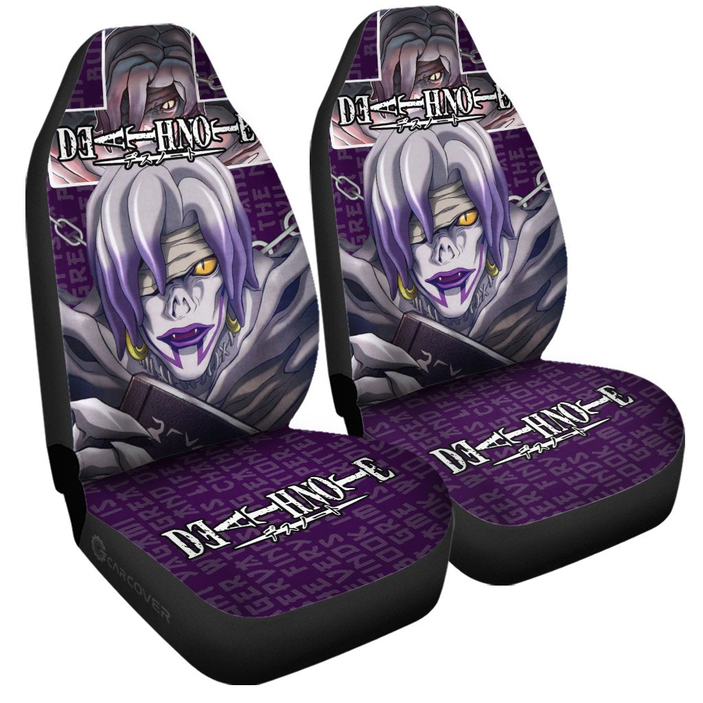 Death Note Rem Car Seat Covers Custom Anime Car Accessories - Gearcarcover - 3