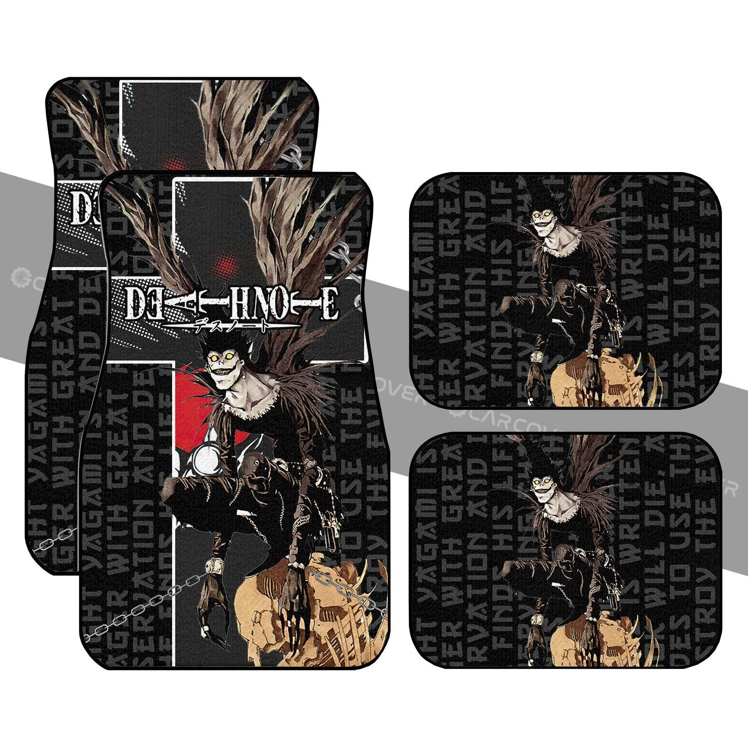 Death Note Ryuk Car Floor Mats Custom Anime Car Accessories - Gearcarcover - 1