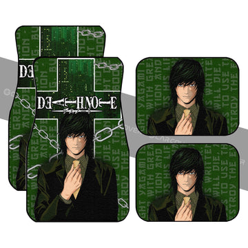 Death Note Teru Mikami Car Floor Mats Custom Anime Car Accessories - Gearcarcover - 1