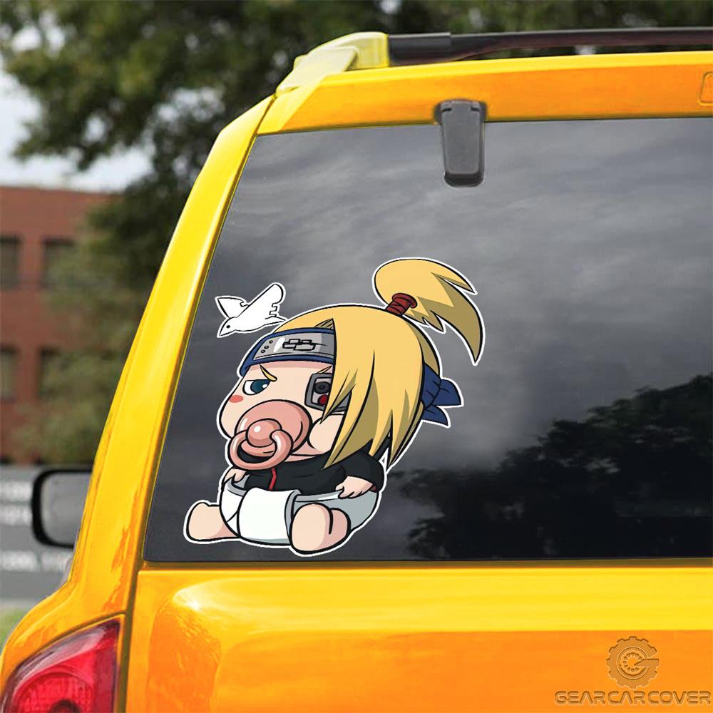 Deidara Car Sticker Custom Akatsuki Members Naru Anime Car Accessories - Gearcarcover - 3