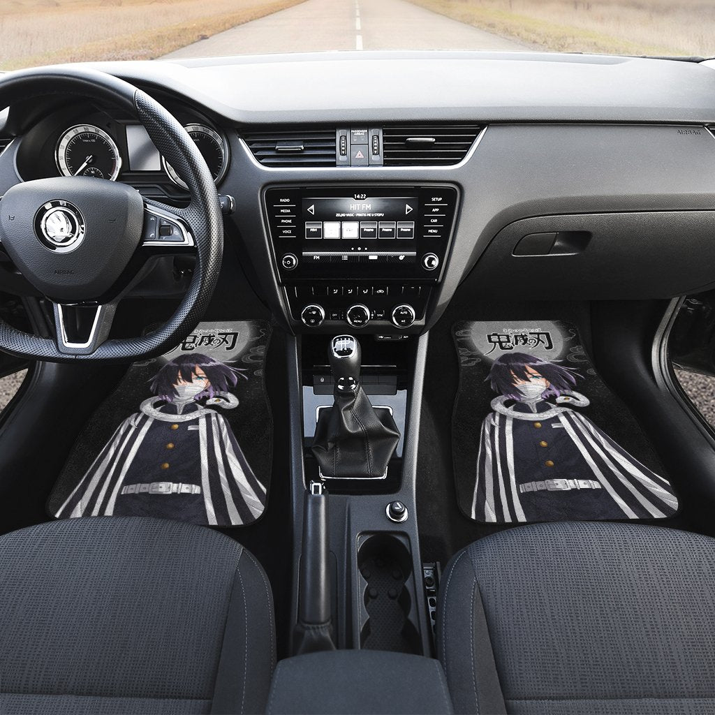 Demon Slayer Obanai Iguro Car Floor Mats Custom Anime Car Accessories - Gearcarcover - 2