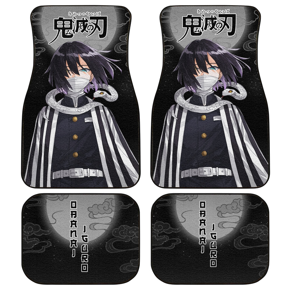 Demon Slayer Obanai Iguro Car Floor Mats Custom Anime Car Accessories - Gearcarcover - 1