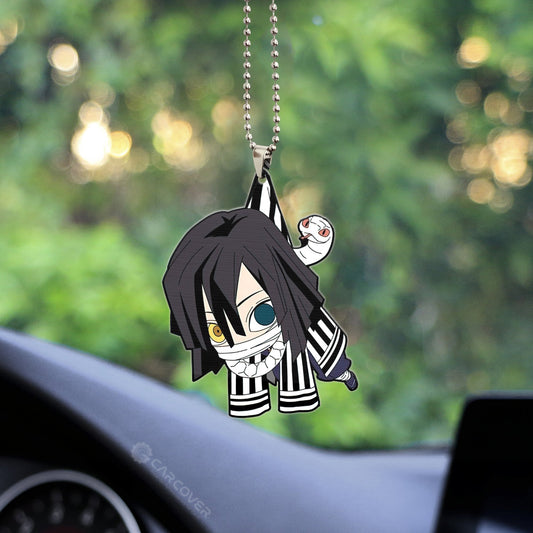 Demon Slayer Obanai Iguro Ornament Custom Anime Car Accessories - Gearcarcover - 2