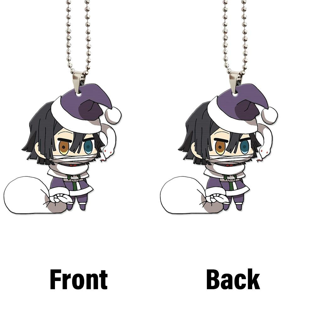 Demon Slayer Obanai Iguro Parodu Parodu Ornament Custom Anime Christmas Car Accessories - Gearcarcover - 4
