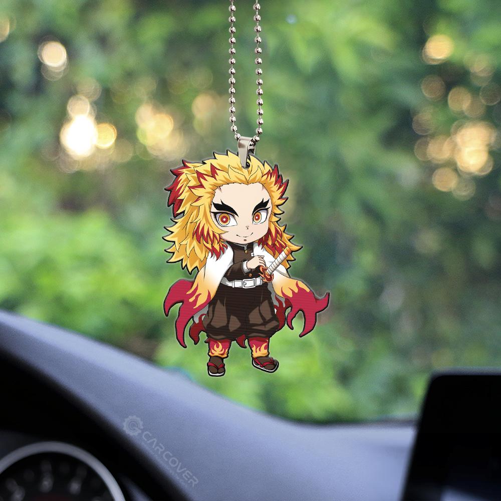 Demon Slayer Rengoku Ornament Custom Anime Car Accessories - Gearcarcover - 2