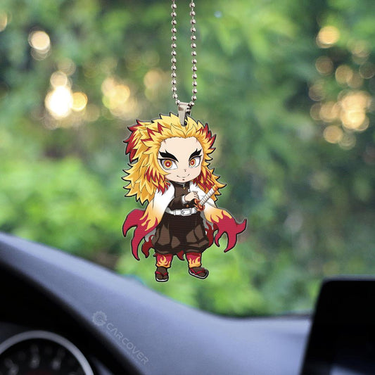 Demon Slayer Rengoku Ornament Custom Anime Car Accessories - Gearcarcover - 2
