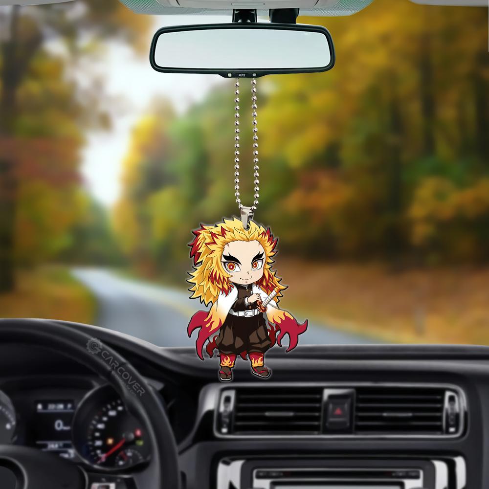 Demon Slayer Rengoku Ornament Custom Anime Car Accessories - Gearcarcover - 3