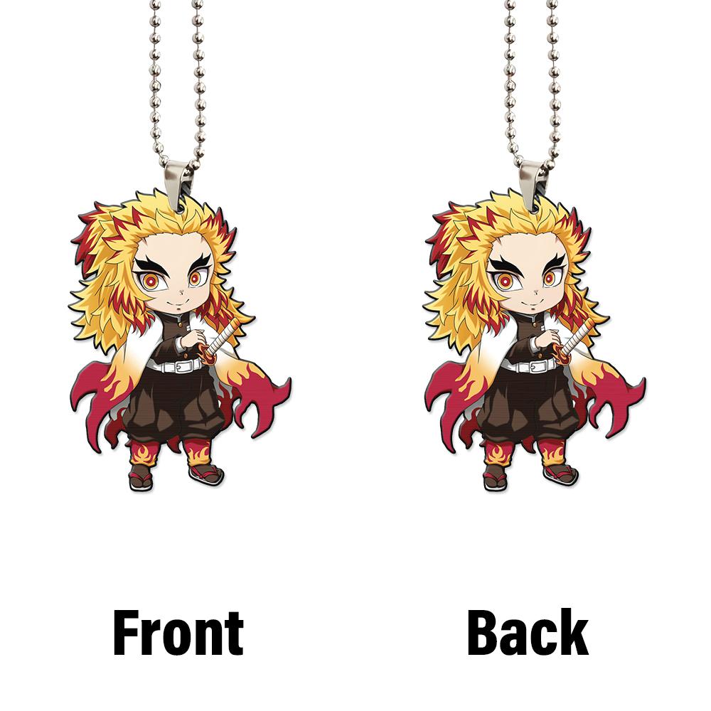 Demon Slayer Rengoku Ornament Custom Anime Car Accessories - Gearcarcover - 4
