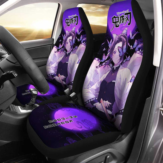 Demon Slayer Shinobu Kocho Car Seat Covers Custom Anime Car Accessories - Gearcarcover - 1