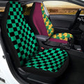 Demon Slayer Tanjiro And Giyuu Car Seat Covers Custom Uniform Anime Car Accessories - Gearcarcover - 1