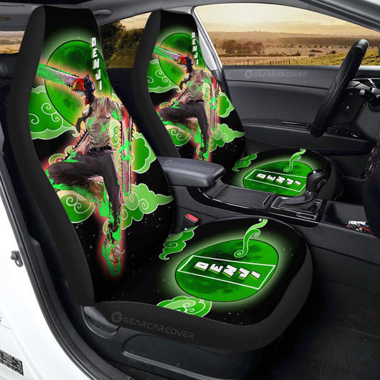 Denji Car Seat Covers Custom Chainsaw Man Anime Car Accessoriess - Gearcarcover - 1