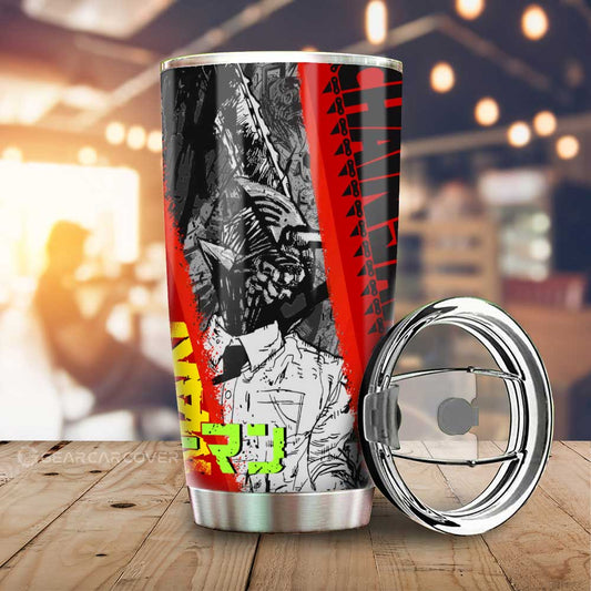 Denji Tumbler Cup Custom Chainsaw Man Anime - Gearcarcover - 1