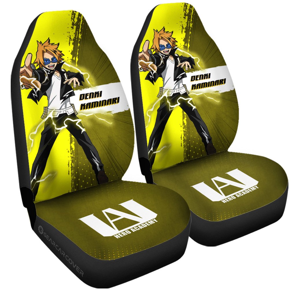 Denki Kaminari Car Seat Covers Custom For My Hero Academia Anime Fans - Gearcarcover - 3