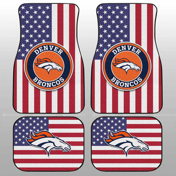 Denver Broncos Car Floor Mats Custom Car Decor Accessories - Gearcarcover - 1