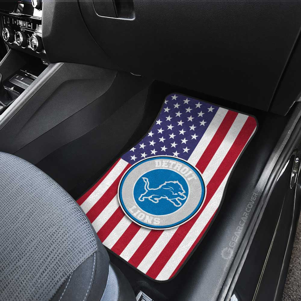 Detroit Lions Car Floor Mats Custom Car Decor Accessories - Gearcarcover - 3