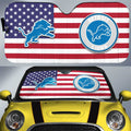 Detroit Lions Car Sunshade Custom Car Decor Accessories - Gearcarcover - 1