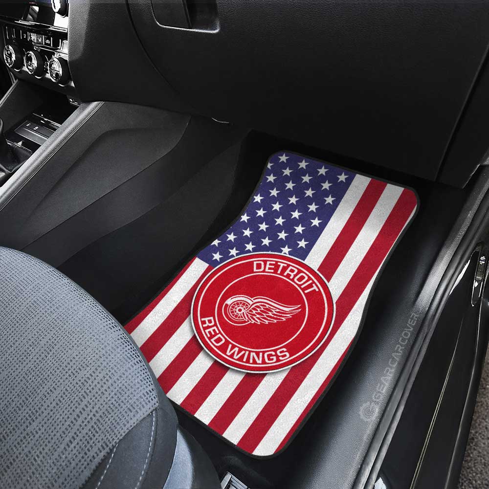 Detroit Red Wings Car Floor Mats Custom Car Decor Accessories - Gearcarcover - 3