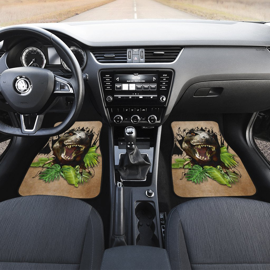 Dinosaur Car Floor Mats Custom Tropical Car Accessories - Gearcarcover - 3