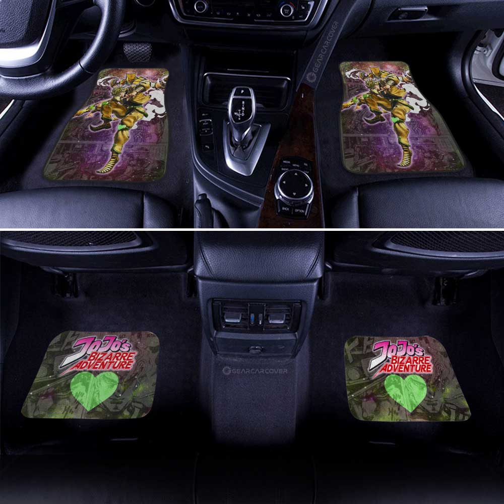 Dio Brando Car Floor Mats Custom Galaxy Style JJBA Anime Car Accessories - Gearcarcover - 3