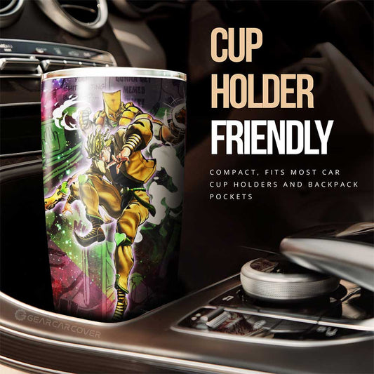 Dio Brando Tumbler Cup Custom JJBA Anime Car Accessories Galaxy Style - Gearcarcover - 2