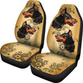 Doberman Car Seat Covers Custom Vintage Car Accessories For Dog Lovers - Gearcarcover - 3