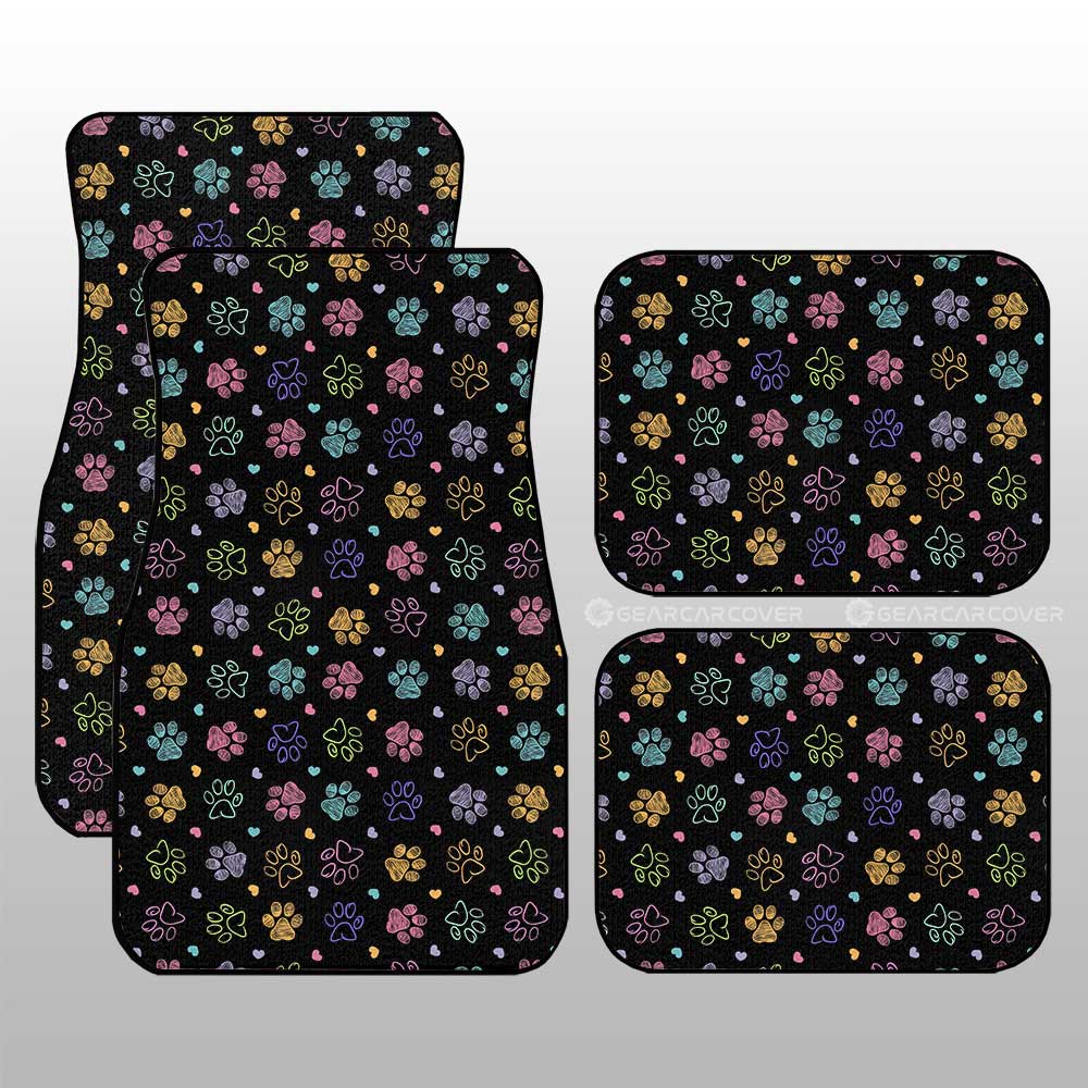 Dog Paw Car Floor Mats Custom Car Accessories - Gearcarcover - 3