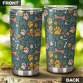 Dog Paws Tumbler Stainless Steel Vacuum Insulated 20oz - Gearcarcover - 4
