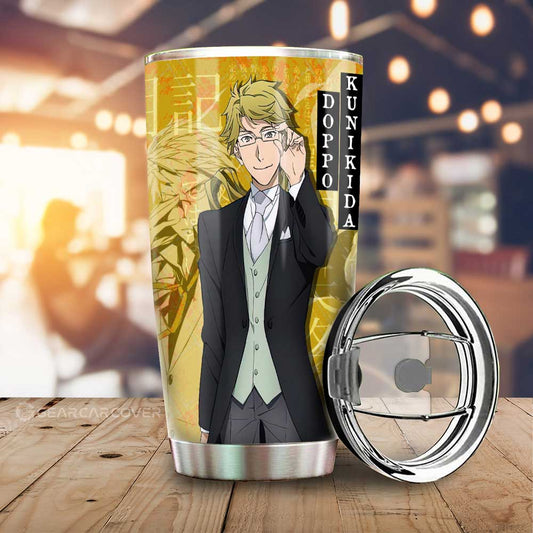 Doppo Kunikida Tumbler Cup Custom Bungou Stray Dogs Anime Car Interior Accessories - Gearcarcover - 1