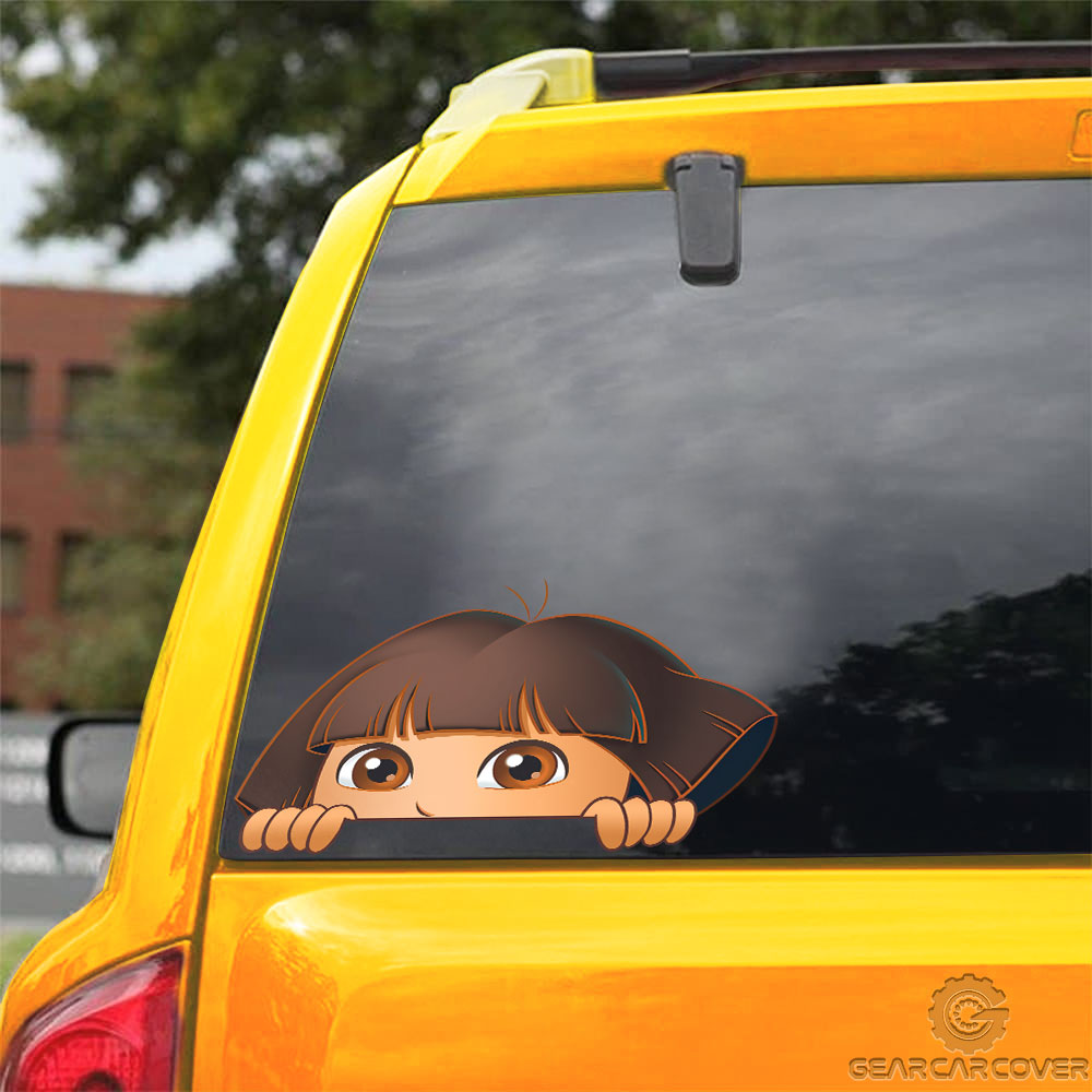 Dora the Explorer Car Sticker Custom Cartoon Car Accessories - Gearcarcover - 3