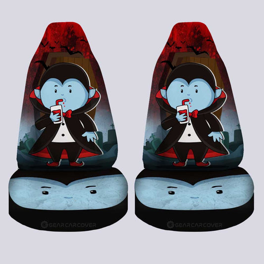 Dracula Car Seat Covers Custom Halloween Characters Car Accessories - Gearcarcover - 2