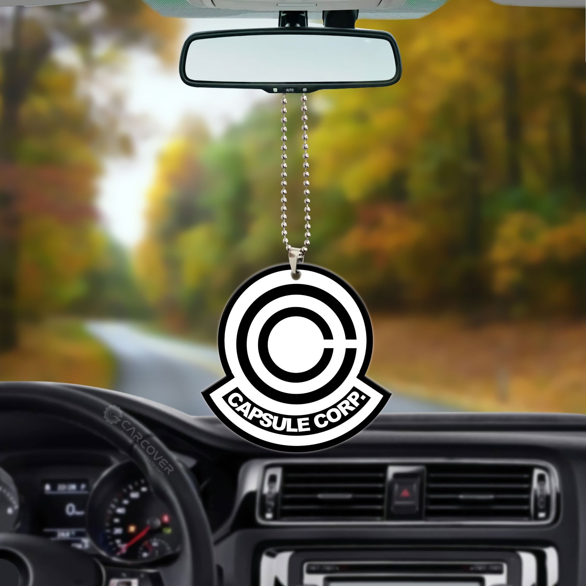 Dragon Ball Capsule Corporation Symbol Ornament Custom Anime Car Accessories - Gearcarcover - 3