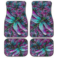 Dragonfly Car Floor Mats Custom Colorful Car Accessories Gift Idea - Gearcarcover - 1