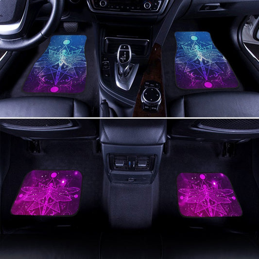 Dragonfly Car Floor Mats Custom Gift Idea Car Accessories - Gearcarcover - 2