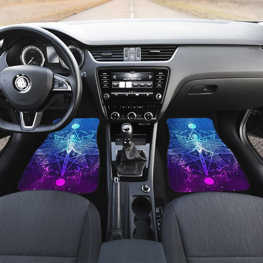 Dragonfly Car Floor Mats Custom Gift Idea Car Accessories - Gearcarcover - 3
