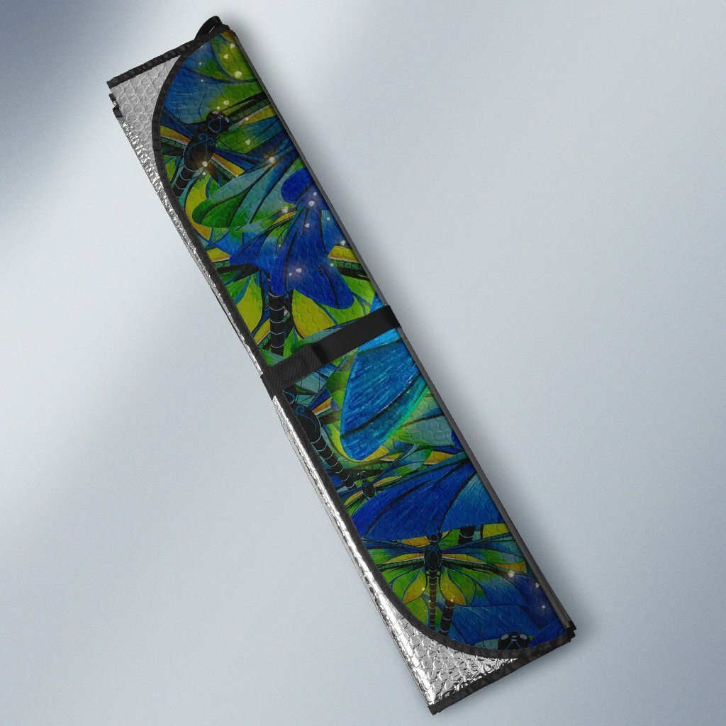 Dragonfly Car Sunshade Custom Colorful Car Accessories - Gearcarcover - 2