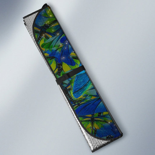 Dragonfly Car Sunshade Custom Colorful Car Accessories - Gearcarcover - 2