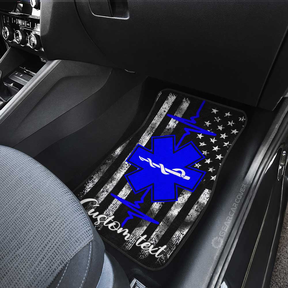 EMT Car Floor Mats Custom Personalized Name Car Accessories - Gearcarcover - 4