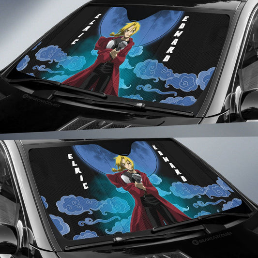 Edward Elric Car Sunshade Custom Fullmetal Alchemist Anime Car Accessories - Gearcarcover - 2