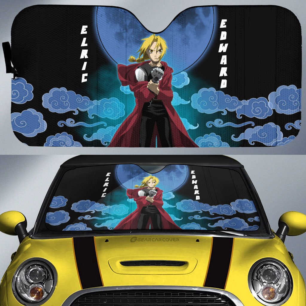 Edward Elric Car Sunshade Custom Fullmetal Alchemist Anime Car Accessories - Gearcarcover - 1