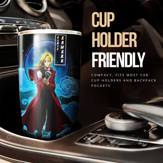 Edward Elric Tumbler Cup Custom Fullmetal Alchemist Anime Car Interior Accessories - Gearcarcover - 2