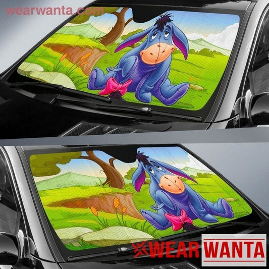 Eeyore Car Sunshade Custom Cartoon Car Interior Accessories - Gearcarcover - 2